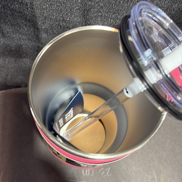 YETI Rambler 35 oz Pink Tumbler with Straw Lid - Picture 2 of 4